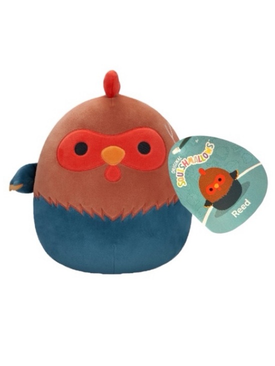 Squishmallows Other - Squishmallows Red and Blue Reed The Rooster Plush Toy